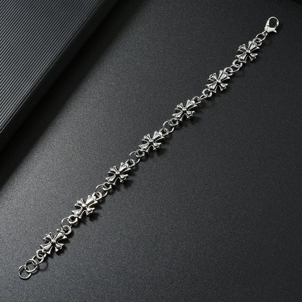 RAW Gothic Cross Bracelet